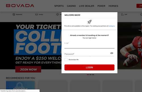 Bovada Blacklisted Casino