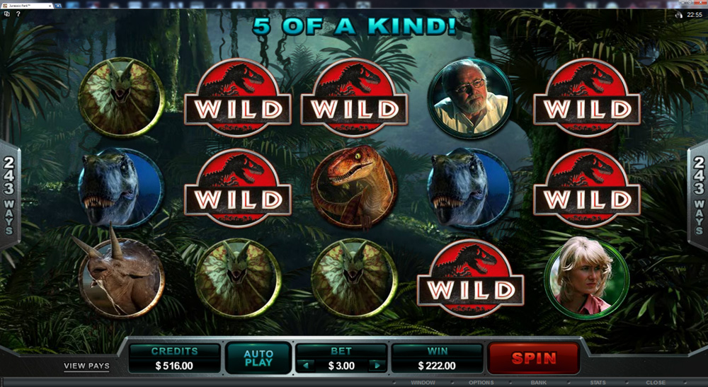 Gameplay of Jurassic Park