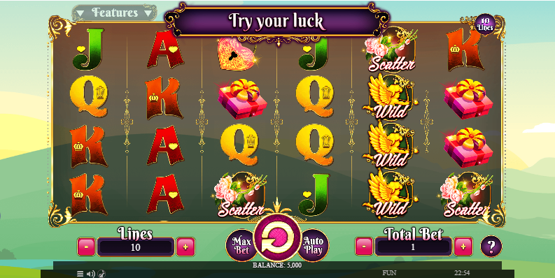 Gameplay of Valentine's Fortune