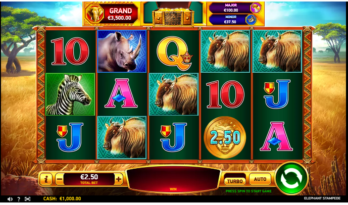 Gameplay of Elephant Stampede