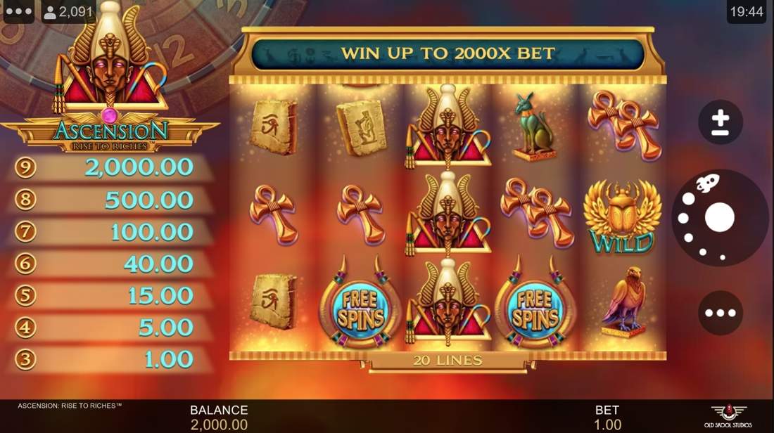 Gameplay of Ascension Rise to Riches