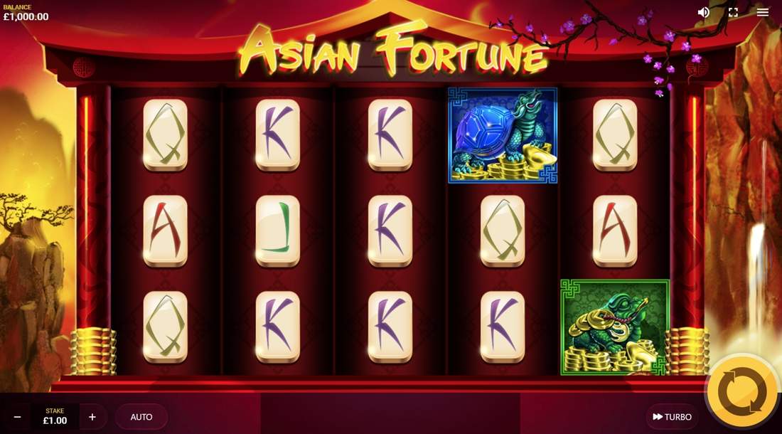 Gameplay of Asian Fortune