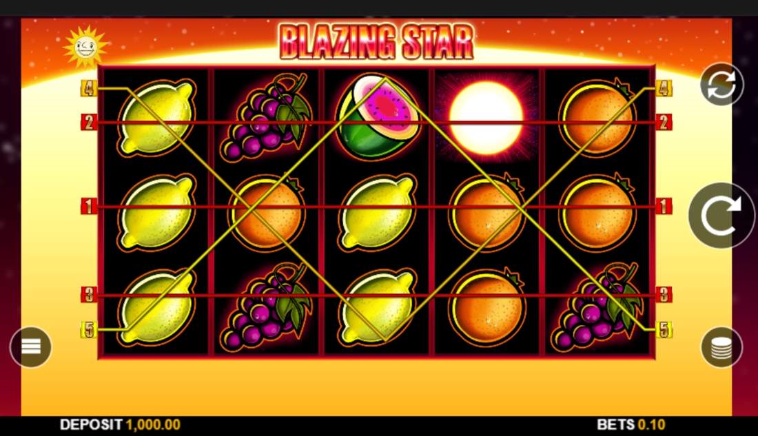 Gameplay of Blazing Star