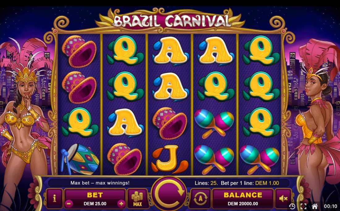 Gameplay of Brazil Carnival