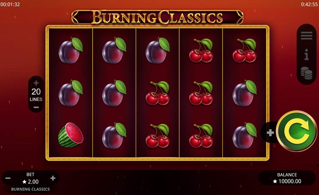 Gameplay of Burning Classics