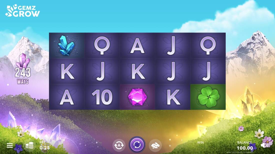 Gameplay of Gemz Grow