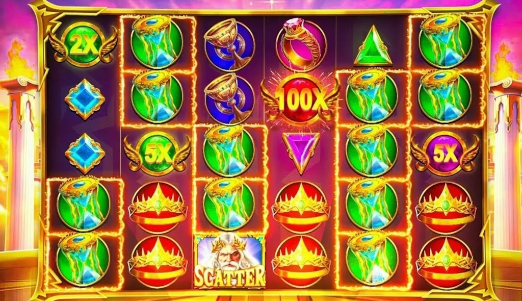 Gameplay of Gates of Olympus