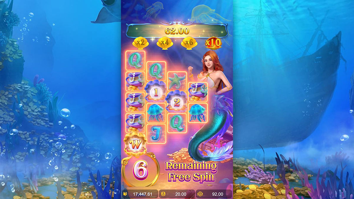 Gameplay of Mermaid Riches