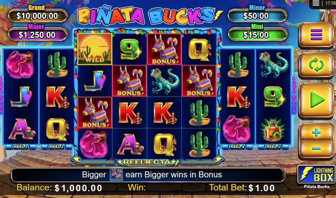 Gameplay of Pinata Bucks