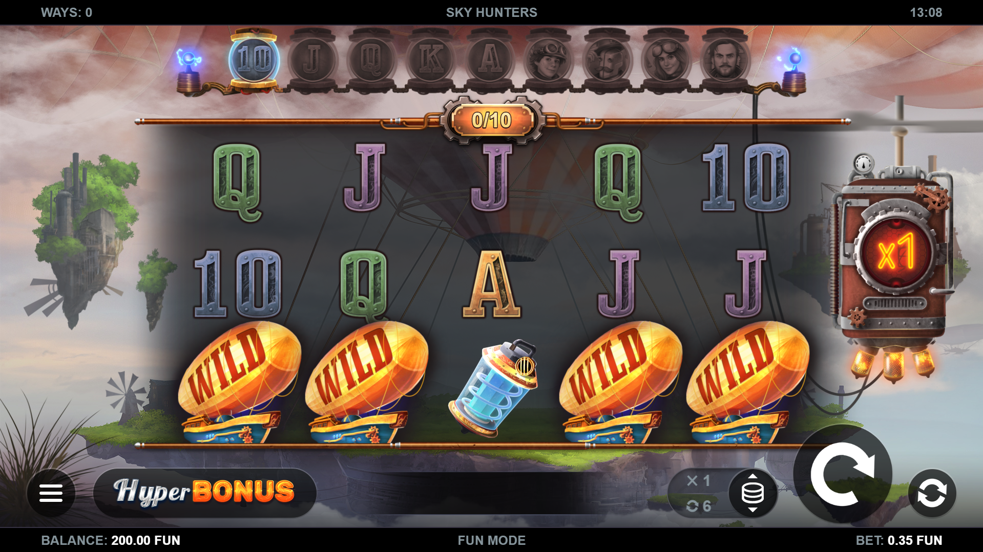 Gameplay of Sky Hunters
