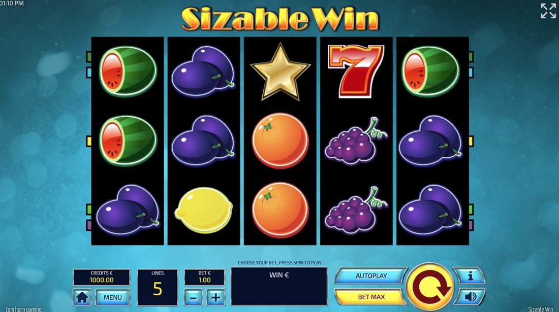 Gameplay of Sizable Win