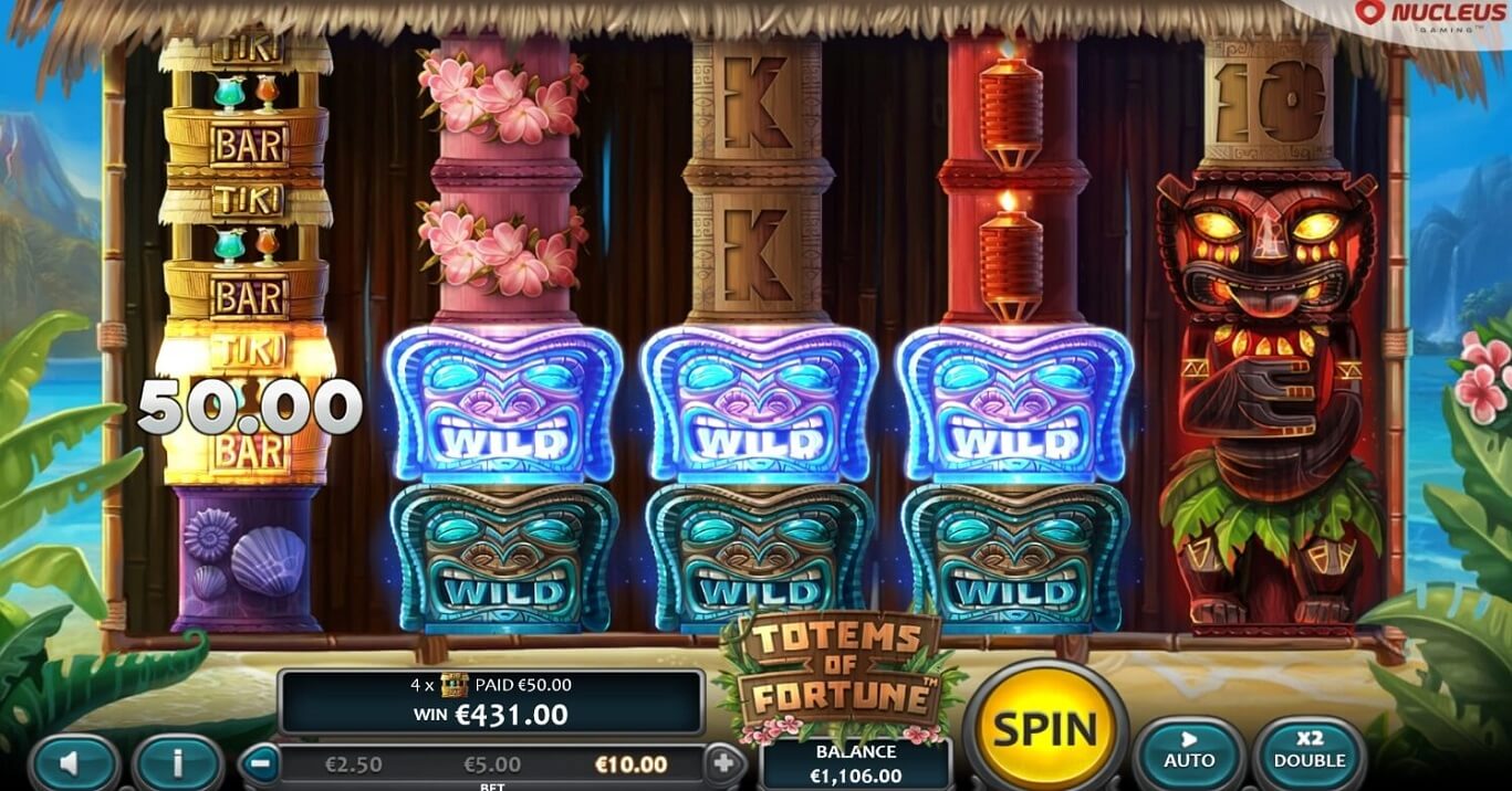 Gameplay of Totems of Fortune